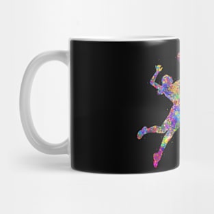 Volleyball player girl watercolor art Mug